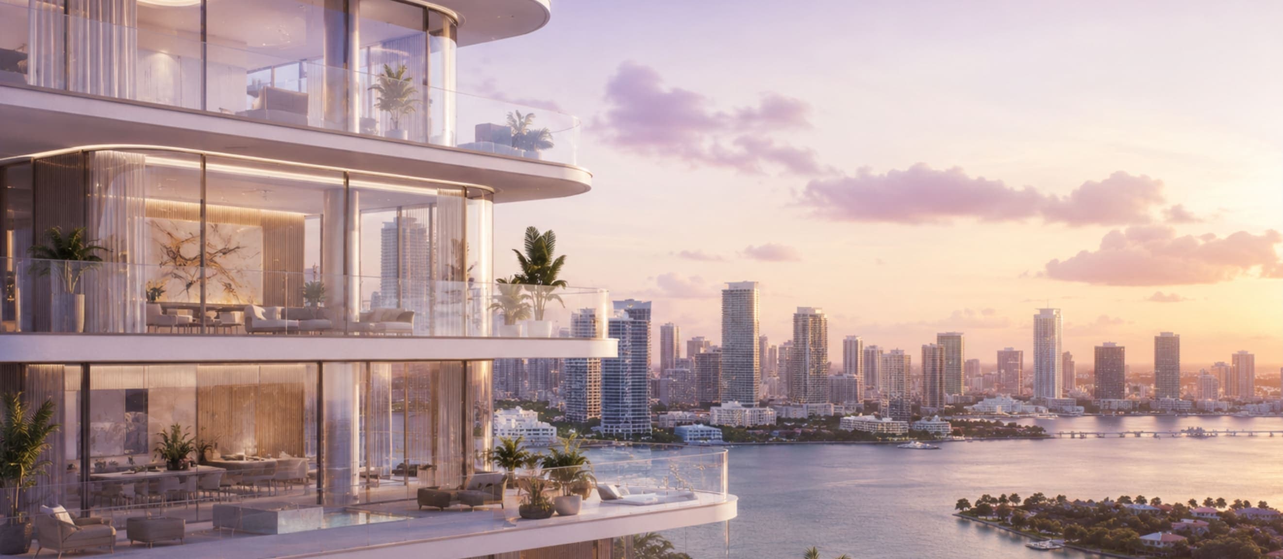 Proyecto residencial de preconstrucción en Miami